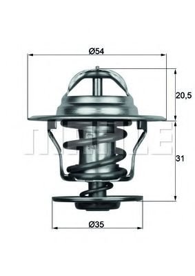 Termostat,lichid racire SEAT IBIZA II (6K1) (1993 - 1999) MAHLE ORIGINAL TX 15 87D piesa NOUA