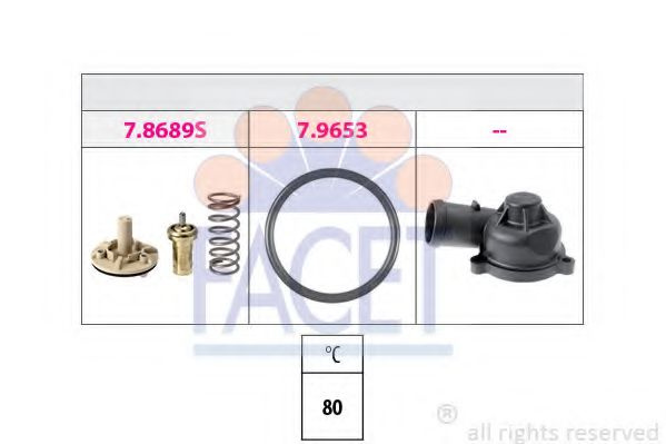 Termostat,lichid racire SEAT IBIZA V ST (6J8, 6P8) (2010 - 2016) FACET 7.8689K piesa NOUA