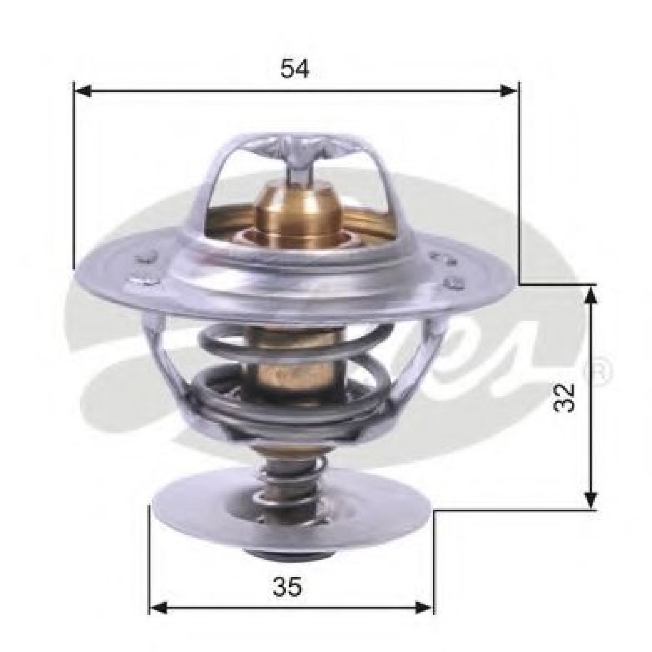 Termostat,lichid racire SEAT INCA (6K9) (1995 - 2003) GATES TH11287G1 piesa NOUA