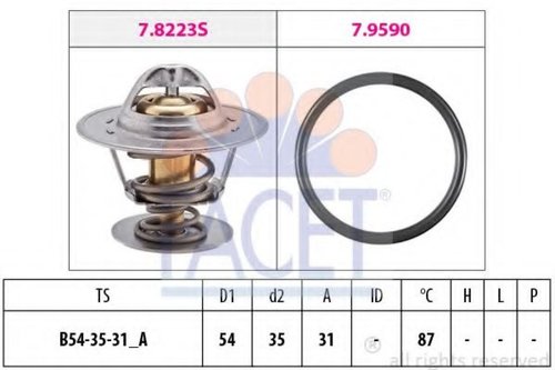 Termostat,lichid racire SEAT LEON (1P1) (2005 - 2012) FACET 7.8432 piesa NOUA