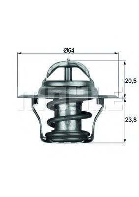 Termostat,lichid racire SEAT LEON (1P1) (2005 - 2012) MAHLE ORIGINAL TX 14 87D piesa NOUA