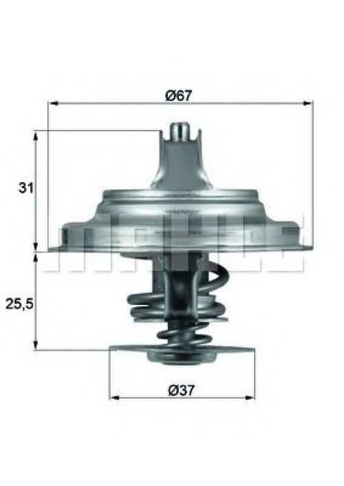 Termostat,lichid racire SEAT TOLEDO II (1M2) (1998 - 2006) MAHLE ORIGINAL TX 25 80D piesa NOUA