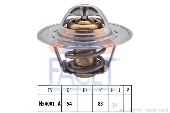 Termostat,lichid racire SKODA ROOMSTER Praktik (5J) (2007 - 2015) FACET 7.8678S piesa NOUA