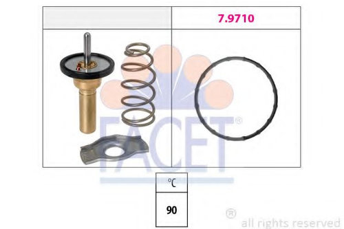 Termostat,lichid racire SMART FORTWO Cabrio (451) (2007 - 2016) FACET 7.8774 piesa NOUA