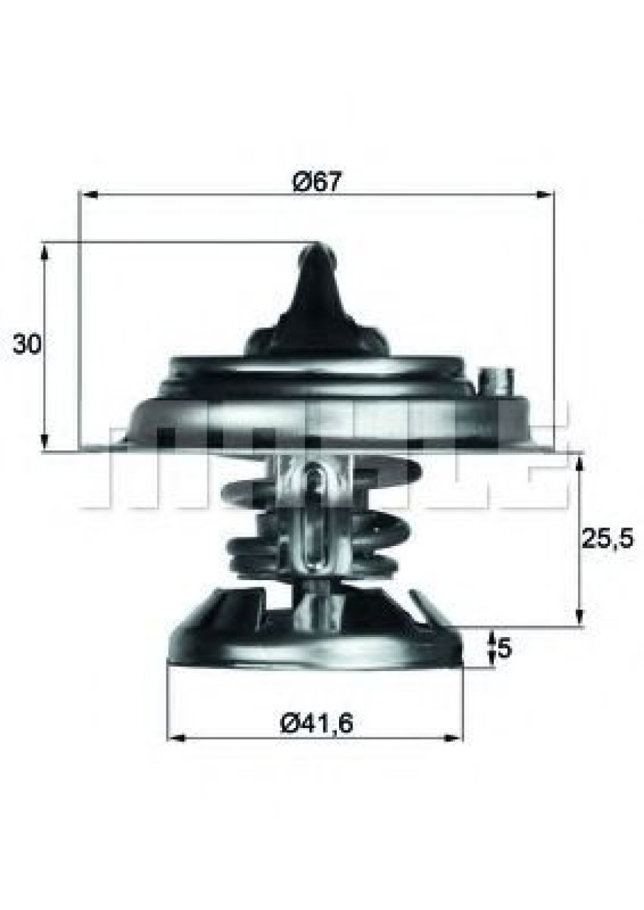 Termostat,lichid racire SSANGYONG KORANDO Cabrio (KJ) (1996 - 2016) MAHLE ORIGINAL TX 29 85D piesa NOUA