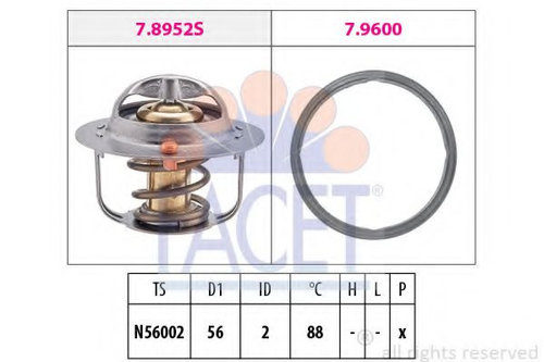 Termostat,lichid racire SUBARU IMPREZA Hatchback (GR, GH, G3) (2007 - 2016) FACET 7.8952 piesa NOUA