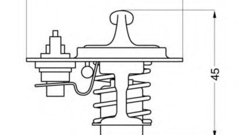 Termostat,lichid racire SUZUKI GRAND VITARA I (FT) (1998 - 2005) WAHLER 3468.88D piesa NOUA