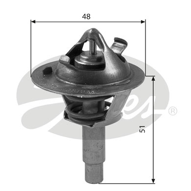 Termostat,lichid racire (TH38490G1 GAT) MERCEDES-BENZ