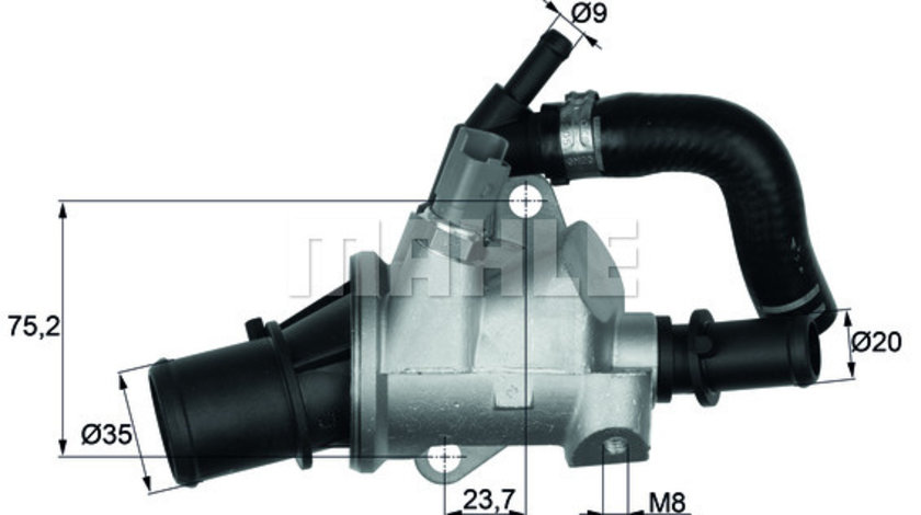 Termostat,lichid racire (TI14688 MAH) ALFA ROMEO,FIAT,LANCIA