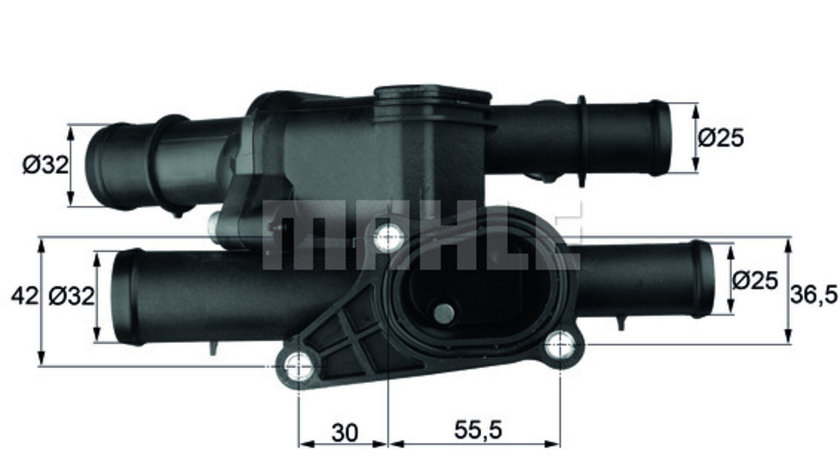 Termostat,lichid racire (TM1105 MAH) AUDI,SKODA,VW