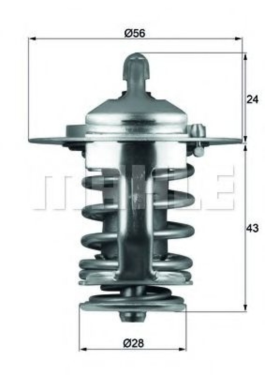 Termostat,lichid racire TOYOTA AVENSIS (T25) (2003 - 2008) MAHLE ORIGINAL TX 70 82 piesa NOUA