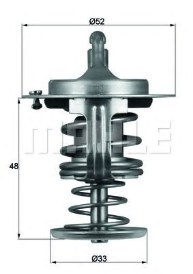 Termostat,lichid racire TOYOTA AYGO (PAB4_, KGB4_) (2014 - 2016) MAHLE ORIGINAL TX 82 80D piesa NOUA