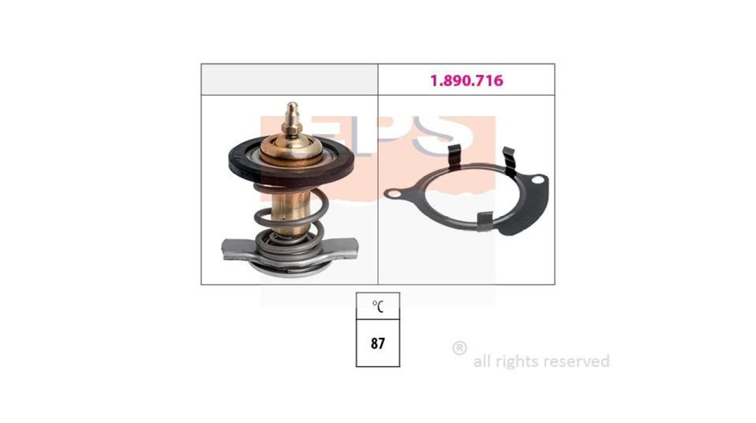 Termostat,lichid racire Volkswagen VW MULTIVAN Mk V (7HM, 7HN, 7HF, 7EF, 7EM, 7EN) 2003-2016 #2 070121114