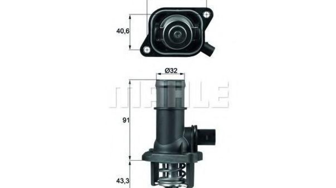 Termostat,lichid racire Volkswagen VW TOURAN (1T1, 1T2) 2003-2010 #2 06A121114