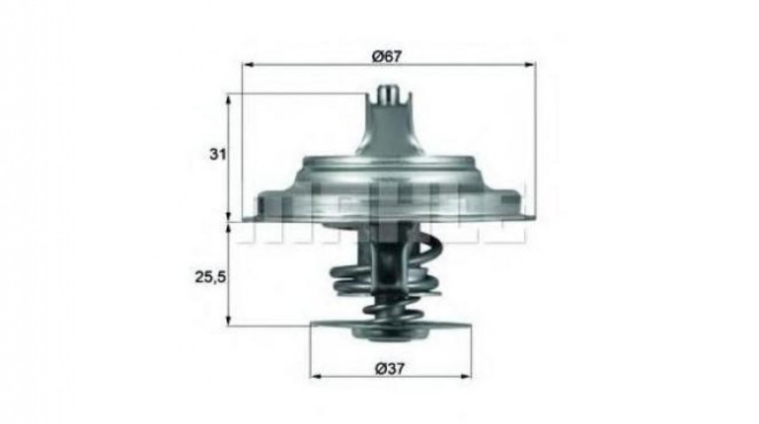 Termostat,lichid racire Volvo 240 Break (P245) 1974-1993 #2 035121113A