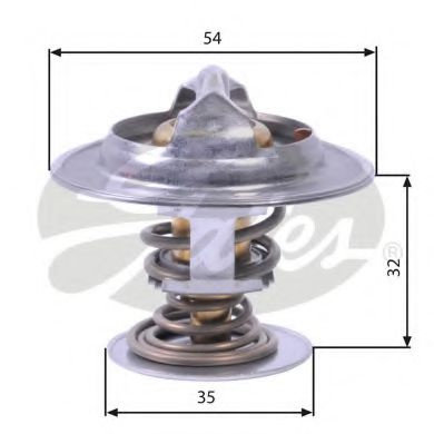 Termostat,lichid racire VOLVO V70 I (LV) (1996 - 2000) GATES TH26590G1 piesa NOUA