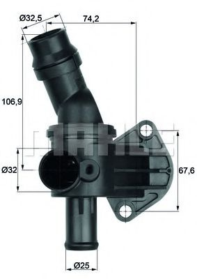 Termostat,lichid racire VW JETTA III (1K2) (2005 - 2010) MAHLE ORIGINAL TI 8 87 piesa NOUA