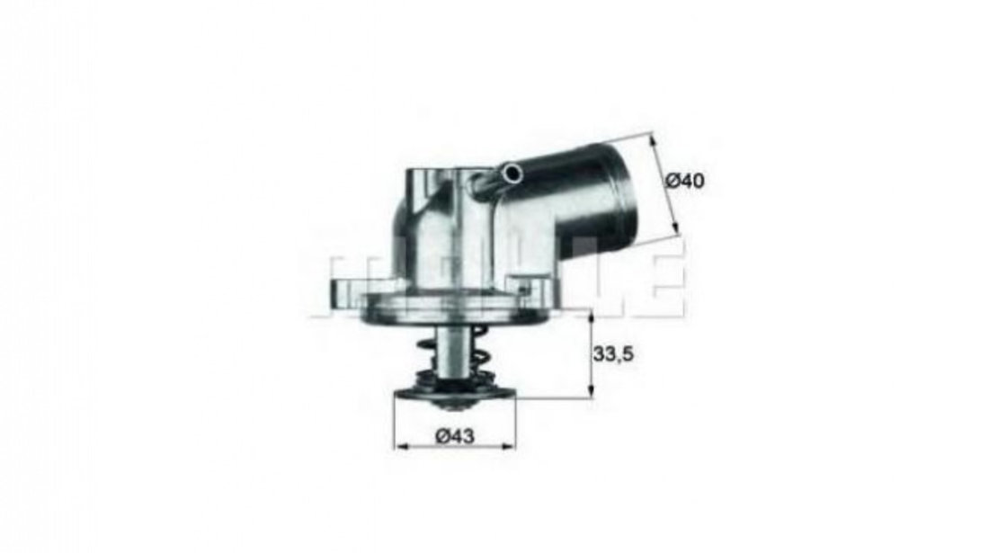 Termostat Mercedes E-CLASS cupe (C124) 1993-1997 #3 00A121113