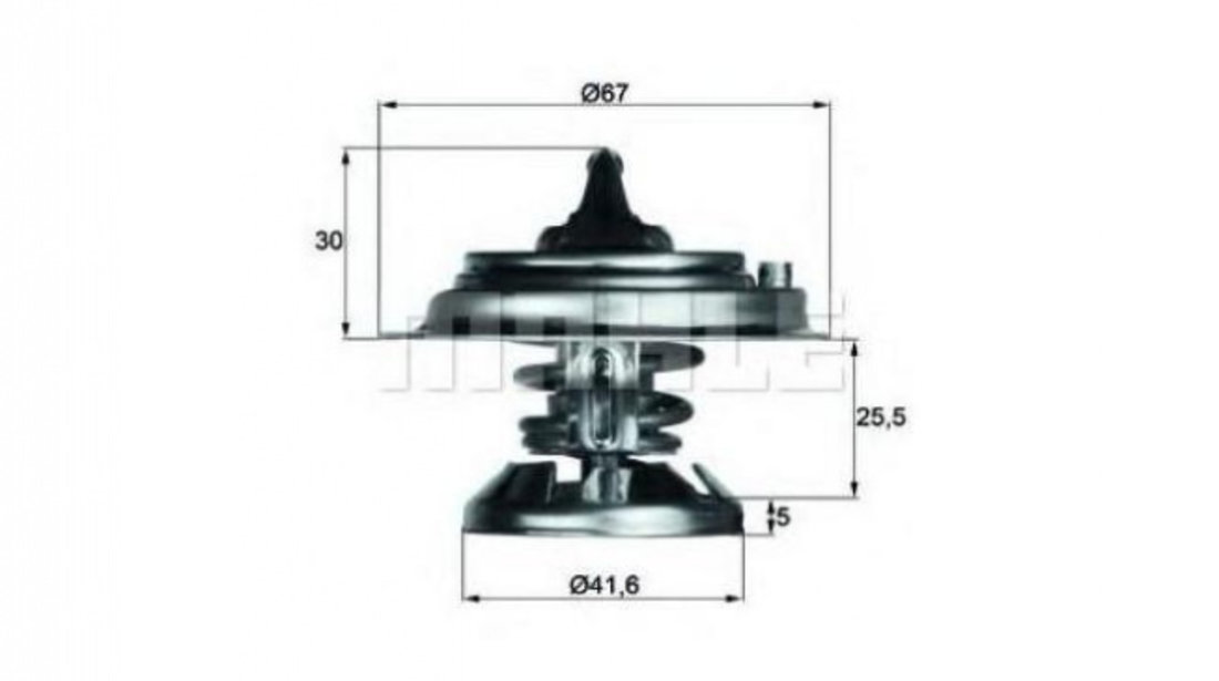 Termostat Mercedes VARIO caroserie inchisa/combi 1996-2016 #2 0042030975