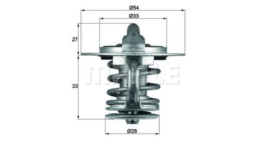 Termostat Mitsubishi L 200 (K3_T, K2_T, K1_T, K0_T) 1986-1996 #2 04590005