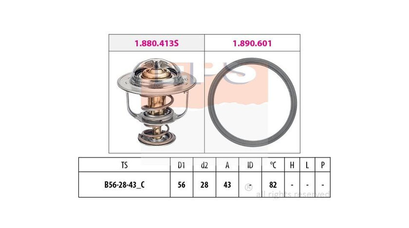 Termostat Mitsubishi L 200 (K7_T, K6_T) 1996-2007 #2 354776331