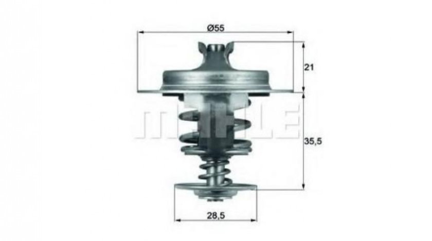 Termostat Peugeot BOXER caroserie (230L) 1994-2002 #3 063337