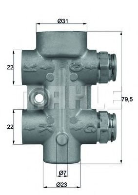 Termostat,racire ulei MERCEDES CLK (C209) (2002 - 2009) MAHLE ORIGINAL TO 8 80 piesa NOUA