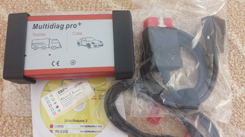 Tester multimarca MultiDiag Pro+ HQ , Bluetooth, limba RO, NEC relays