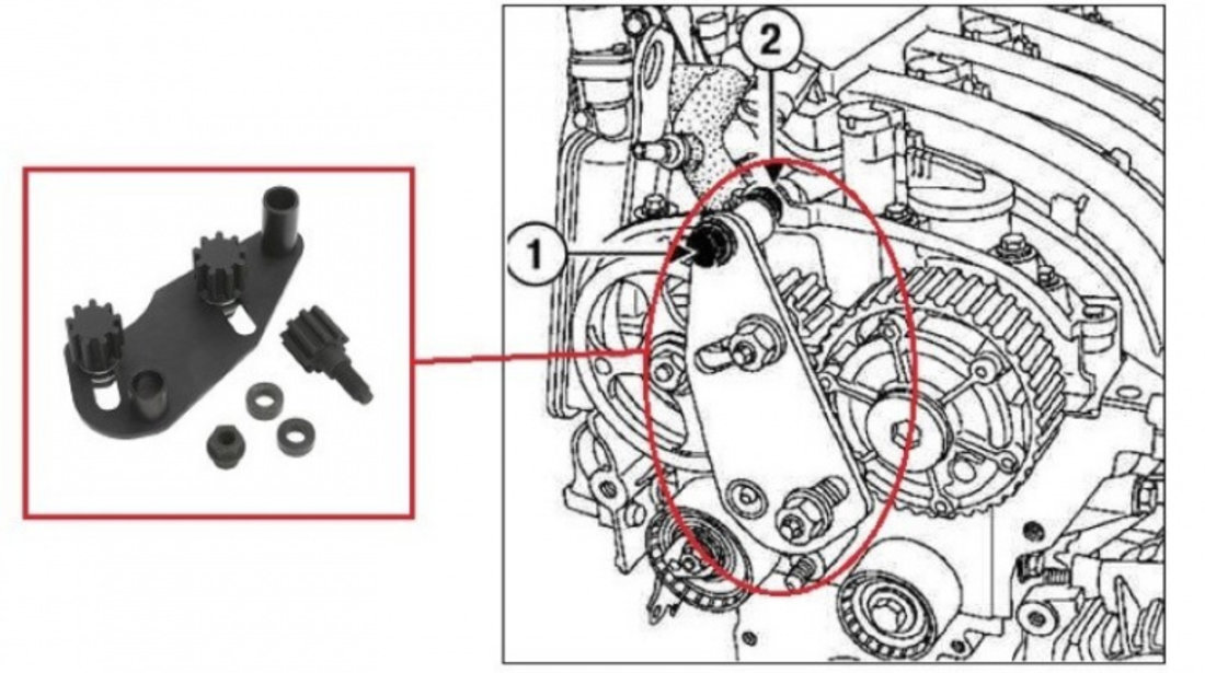 TH-1049 Blocaj pentru roata dintata ax cu came motor Renault