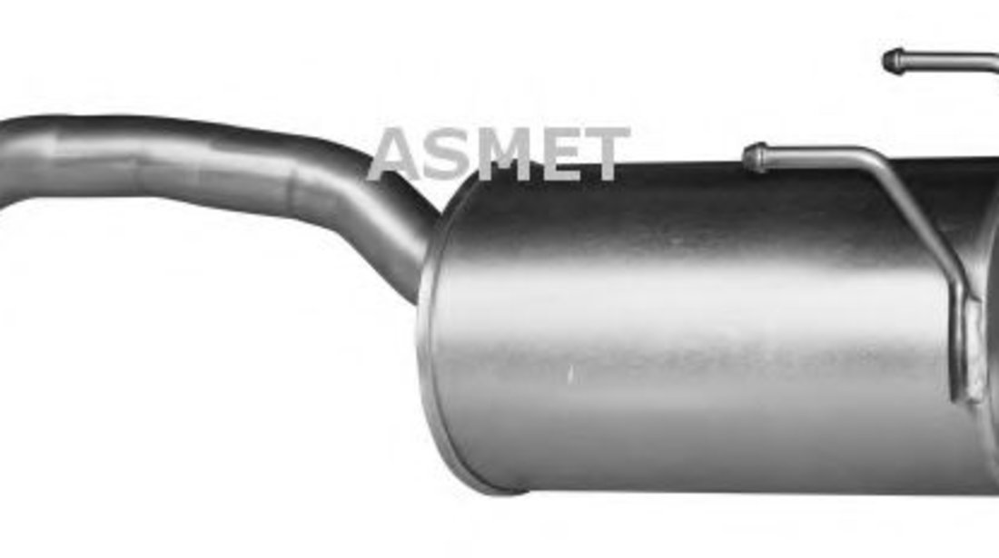 Toba esapament finala FIAT 500 (312) (2007 - 2016) ASMET 16.090 piesa NOUA