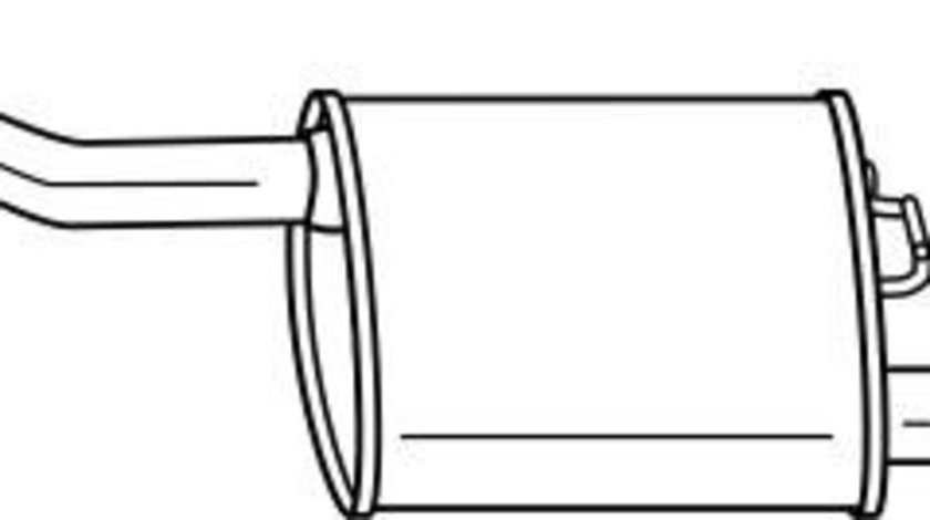 Toba esapament finala FORD FOCUS Combi (DNW) (1999 - 2007) QWP WEX4598 piesa NOUA