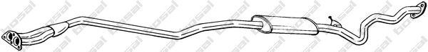 Toba esapament intermediara BMW Seria 3 Touring (E91) (2005 - 2012) BOSAL 293-009 piesa NOUA