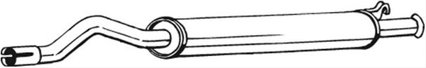 Toba Esapament Intermediara Bosal Audi 105-159