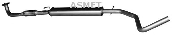 Toba esapament intermediara FIAT STILO Multi Wagon (192) (2003 - 2008) ASMET 16.064 piesa NOUA