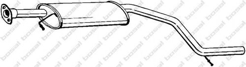 Toba esapament intermediara FORD MONDEO III Combi (BWY) (2000 - 2007) BOSAL 281-071 piesa NOUA