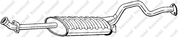 Toba esapament intermediara MITSUBISHI PAJERO II (V3_W, V2_W, V4_W) (1990 - 1999) BOSAL 282-891 piesa NOUA