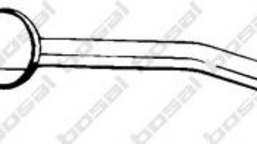 Toba esapament intermediara OPEL ASTRA G Combi (F35) (1998 - 2009) BOSAL 284-317 piesa NOUA