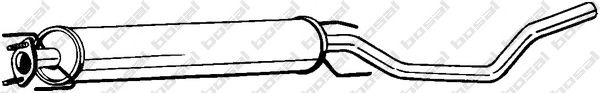 Toba esapament intermediara SAAB 9-5 (YS3E) (1997 - 2009) BOSAL 286-169 piesa NOUA