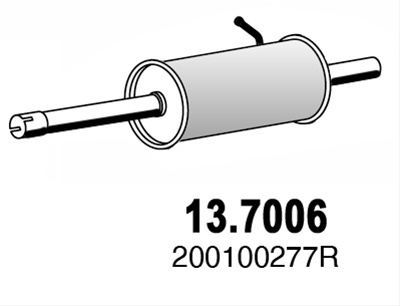 Toba Finala Dacia Sandero 1.2i 1.4 1.6 06/08 Asso Dacia 13.7006