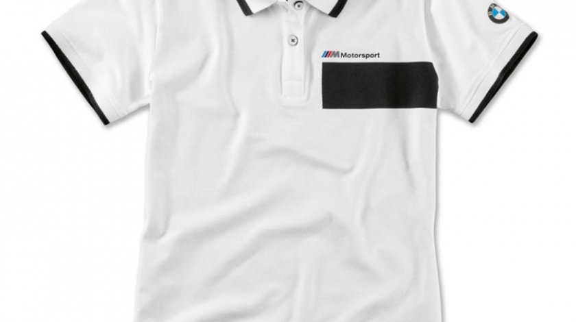 Tricou Polo Dama Oe Bmw M Motorsport Lifestyle Alb / Negru Marimea XS 80142461076