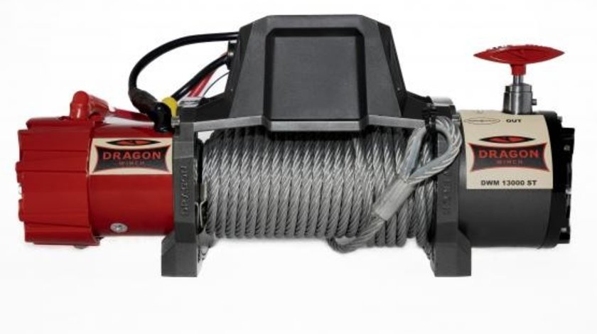 Troliu model 2024,DRAGON WINCH ST 13000lbs( 5897 kg) 12 V