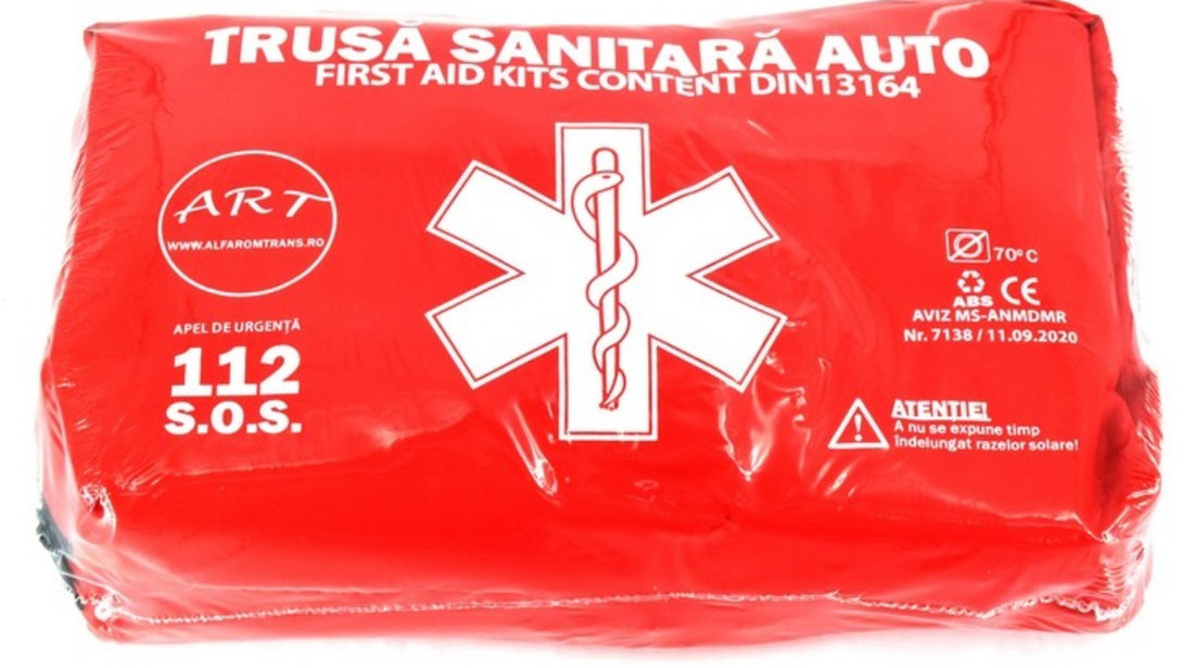 Trusa Medicala Prim Ajutor In Geanta Din Material Textil Omologata Rar  030221-1 #73085718