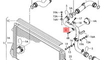 Tub intercooler Volkswagen Touran 2.0 TDI Van 2004...