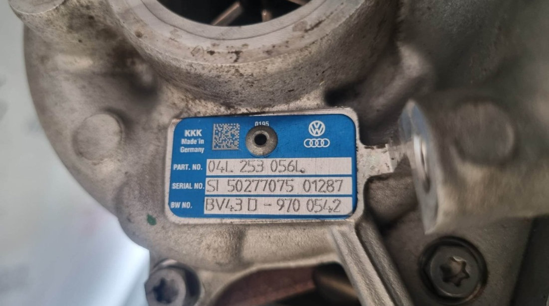 Turbina Audi A5 B8 2.0 TDI 190cp cod piesa : 04L253056L