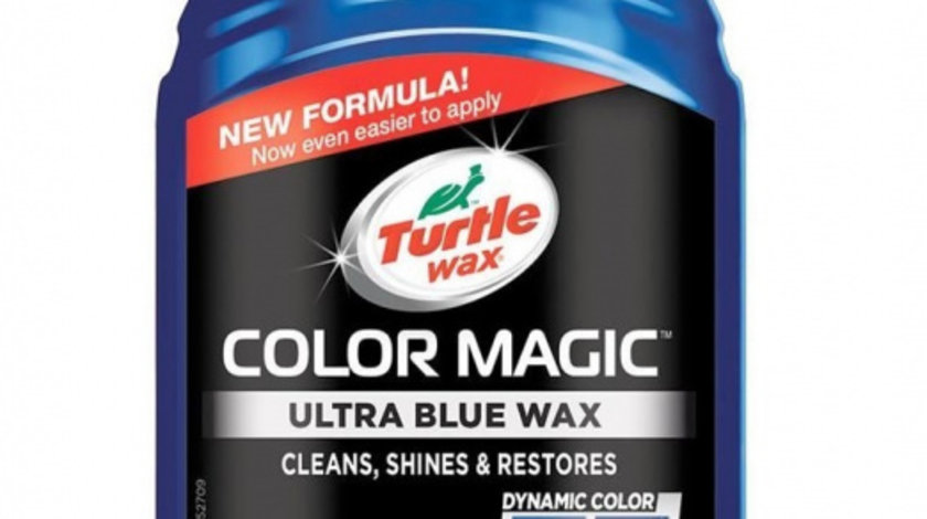 Turtle Wax Color Magic Ultra Blue Wax Polish Albastru New Formula 500ML TW FG52709
