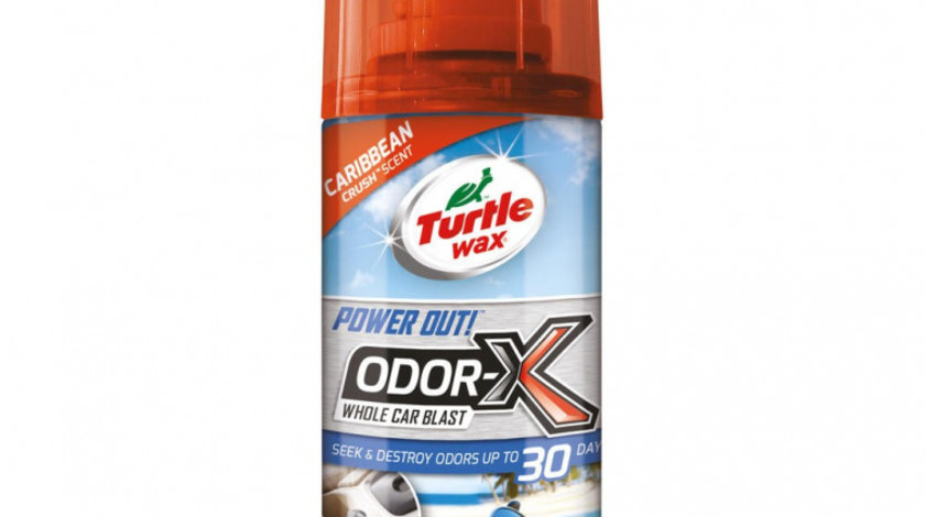 Turtle Wax Odorizant Interior Power Out Odor-X Whole Car Balast Caribbean Crush 100ML FG53048