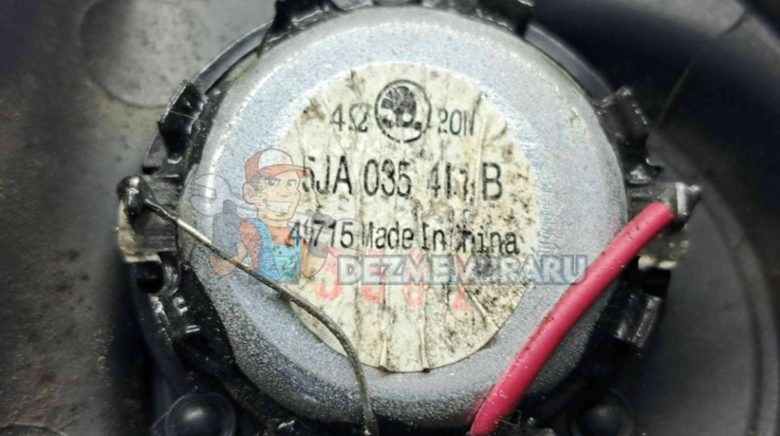 Tweeter dreapta Skoda Rapid (NH3) [Fabr 2012-2019] 5JA035411B