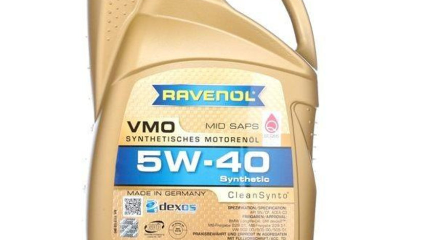 Ulei motor 5w40 vmo ravenol, 5 l Volkswagen Golf 4 (1997-2005)[1J1]