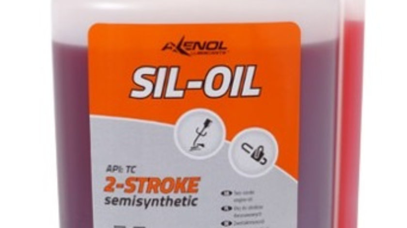 Ulei Motor Amestec Axenol Sil-Oil 2-Stroke 2T Rosu 1L 11037