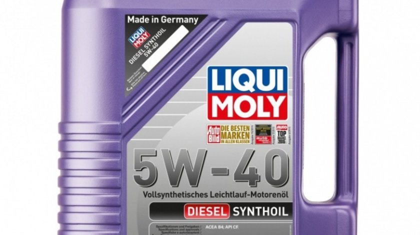 Ulei motor Liqui Moly Diesel Synthoil 5W-40 1341 5L